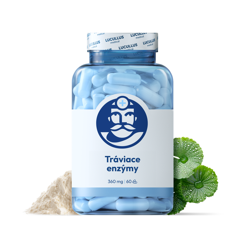 Dr. LUCULLUS Dr. LUCULLUS Tráviace enzýmy 2× 60 kapsúl