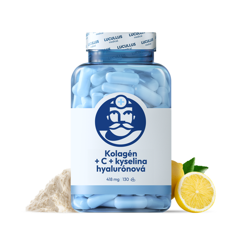 Dr. LUCULLUS Dr. LUCULLUS Kolagén + C + kyselina hyalurónová 2× 120 kapsúl