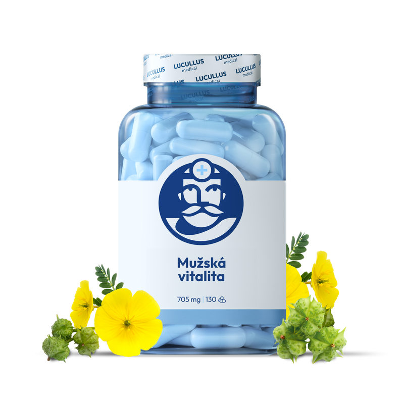 Dr. LUCULLUS Dr. LUCULLUS Mužská vitalita 2× 60 kapsúl