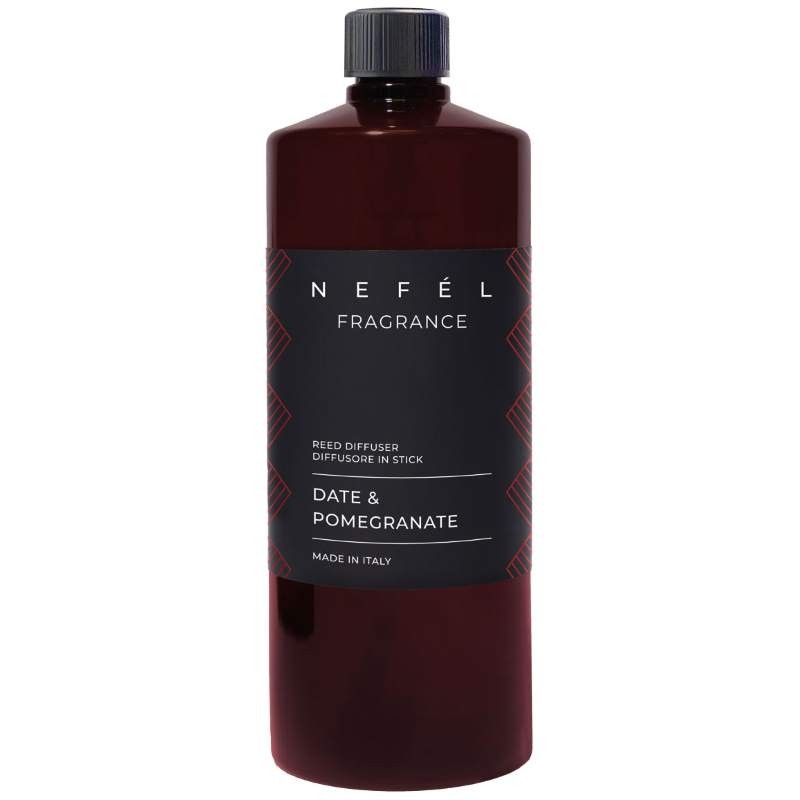 Nefél NEFÉL Fragrance interiérový tyčinkový difúzor - náhradná náplň, 1000ml, vôňa Date & Pomegranate (datle a granátové jablko)