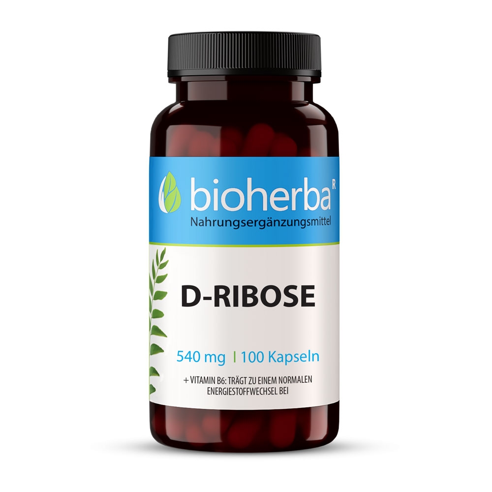 Bioherba D-ribóza 540 mg – 100 kapsúl – Bioherba