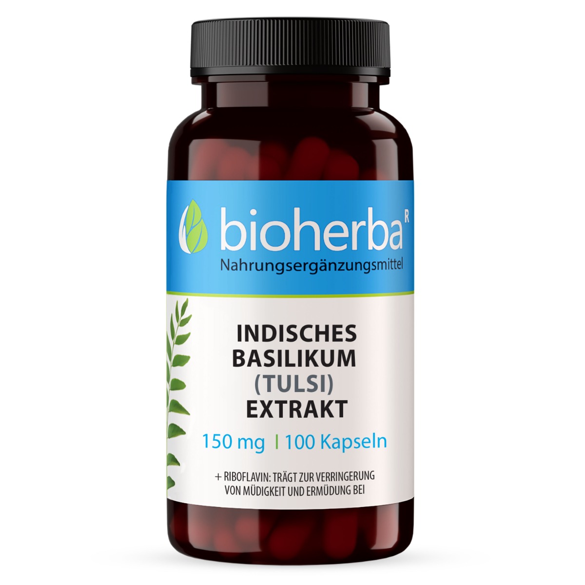 Bioherba Indická bazalka (tulsi) extrakt 150 mg – 100 kapsúl – Bioherba