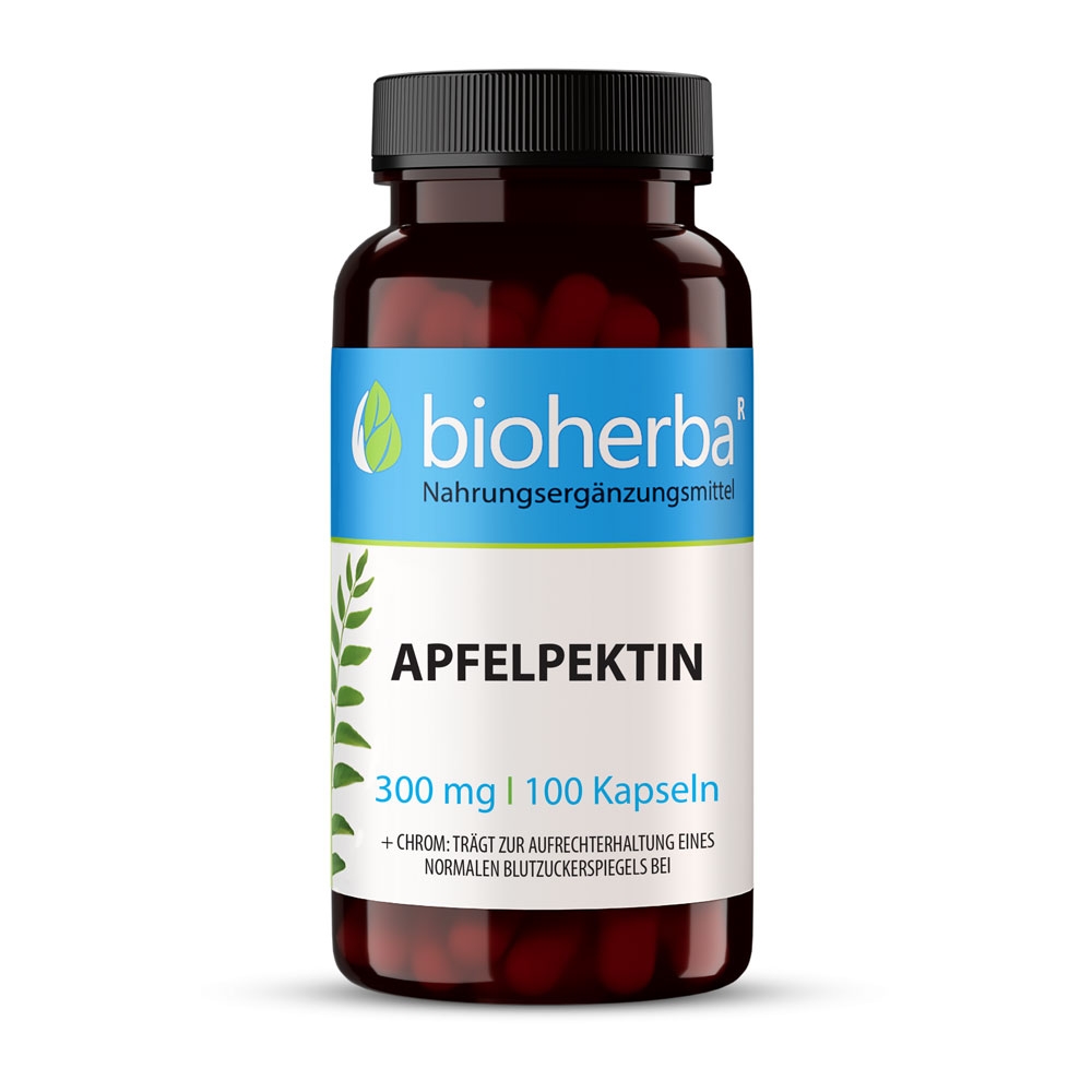 Bioherba Jablčný pektín 300 mg – 100 kapsúl – Bioherba