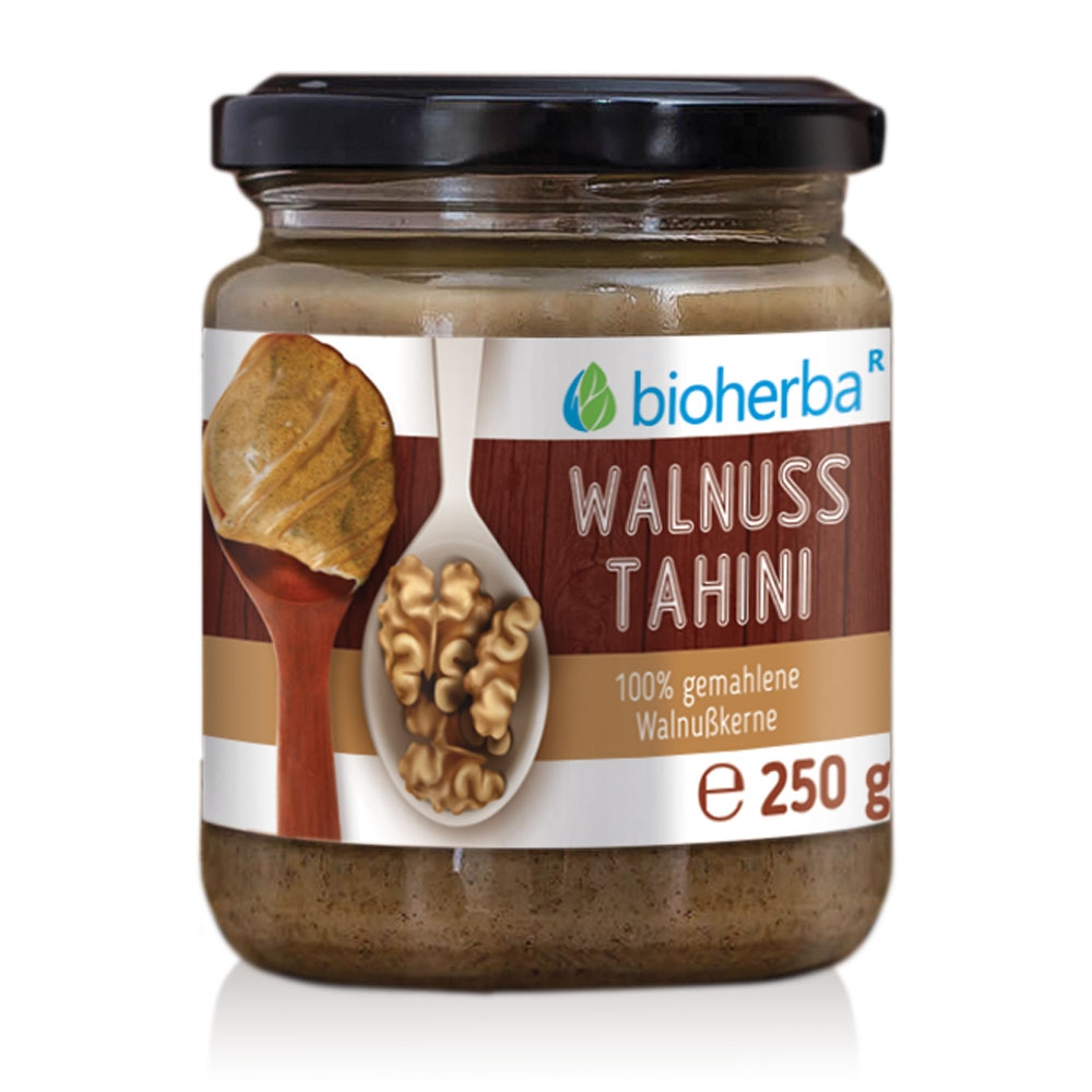 Bioherba Tahini z vlašských orechov 100 % - 250 g - Bioherba