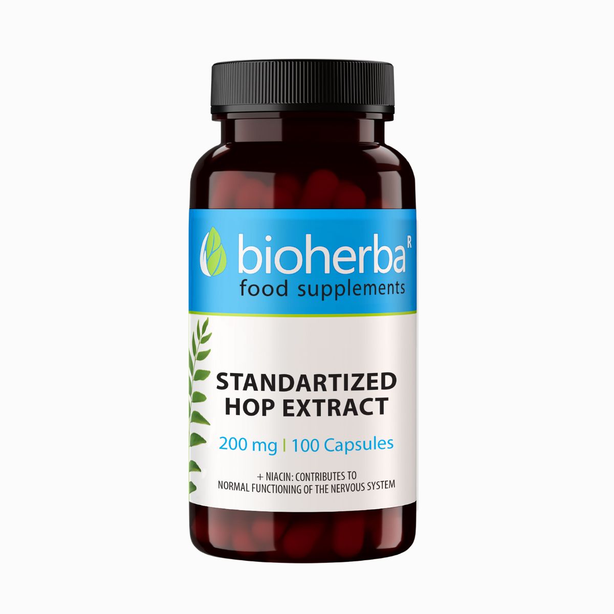 Bioherba Chmeľ extrakt 200 mg – 100 kapsúl – Bioherba