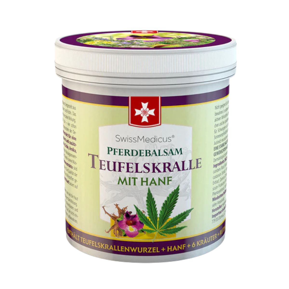 SwissMedicus Diablov pazúr s konope - 250 ml - SwissMedicus