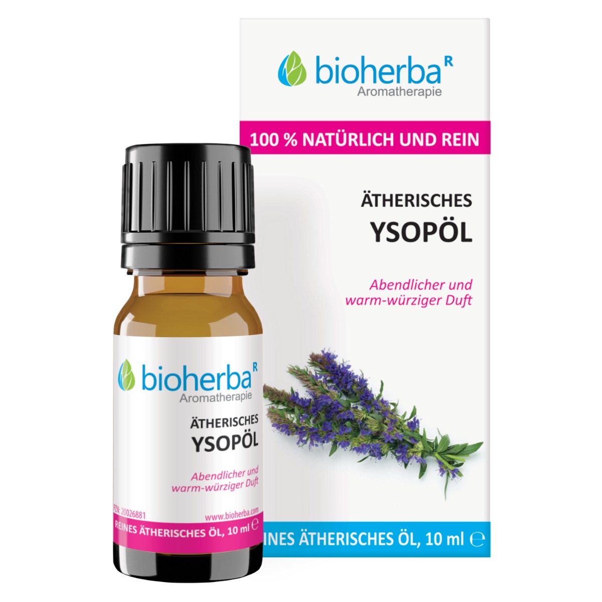 Bioherba Esenciálny olej yzop – 10 ml – Bioherba