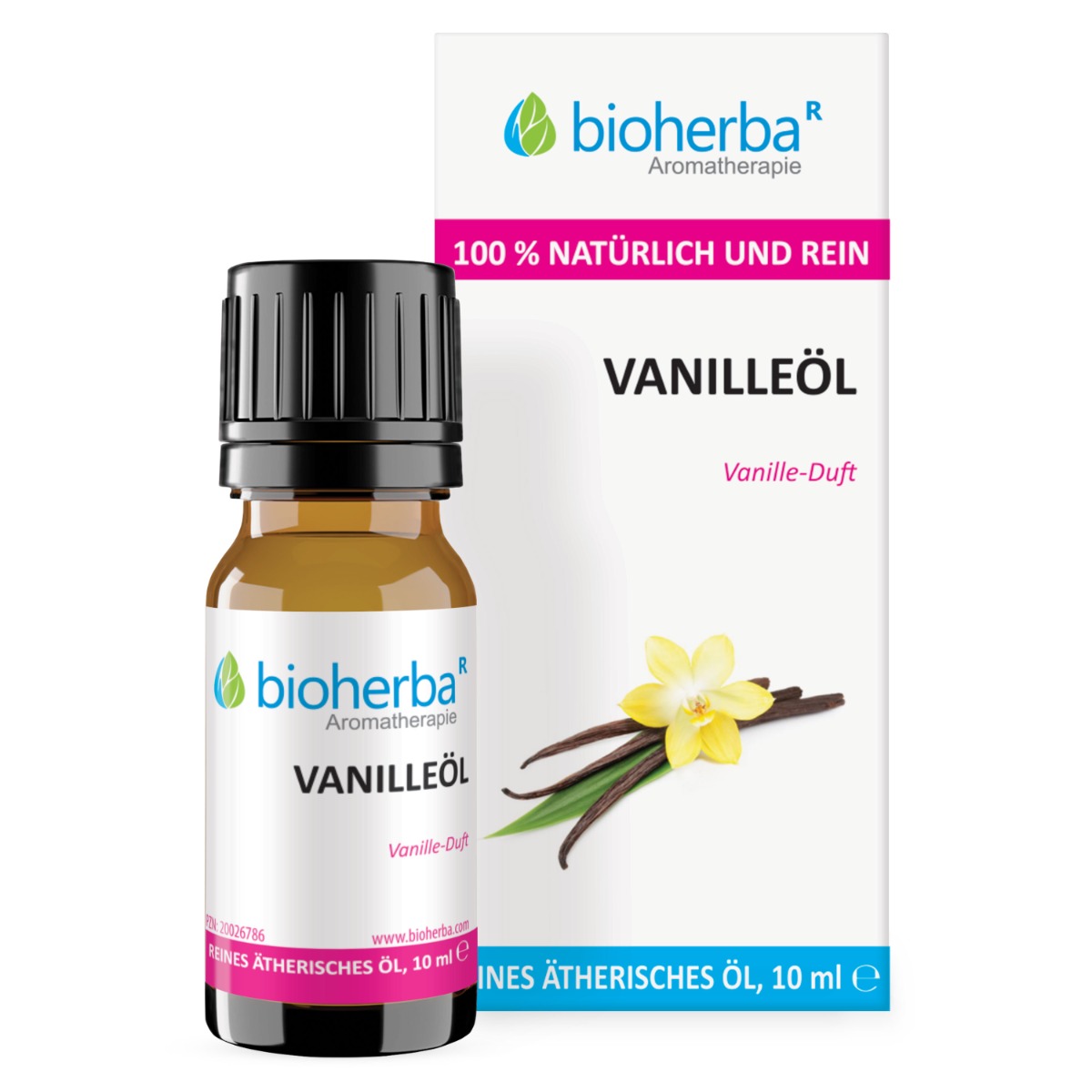 Bioherba Esenciálny olej vanilka – 10 ml – Bioherba
