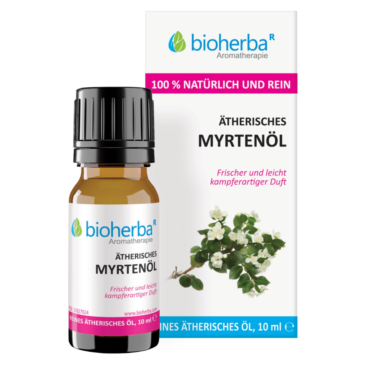 Bioherba Esenciálny olej myrta – 10 ml – Bioherba