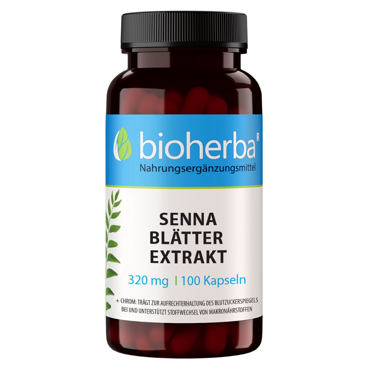 Bioherba Senna listy extrakt 320 mg – 100 kapsúl – Bioherba