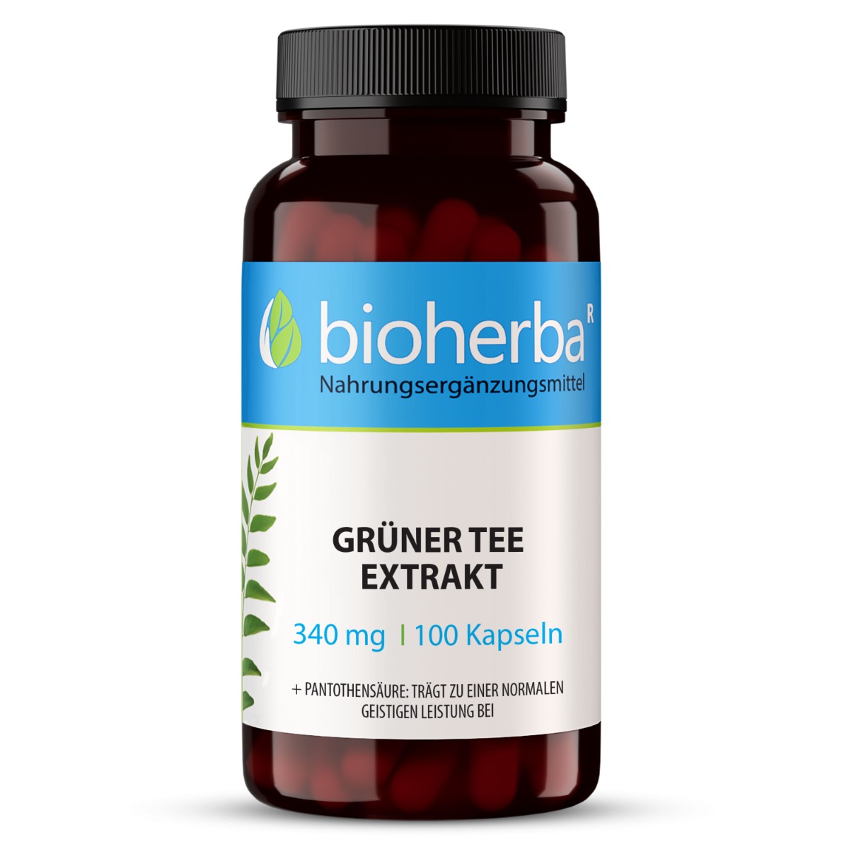 Bioherba Zelený čaj extrakt 340 mg – 100 kapsúl – Bioherba