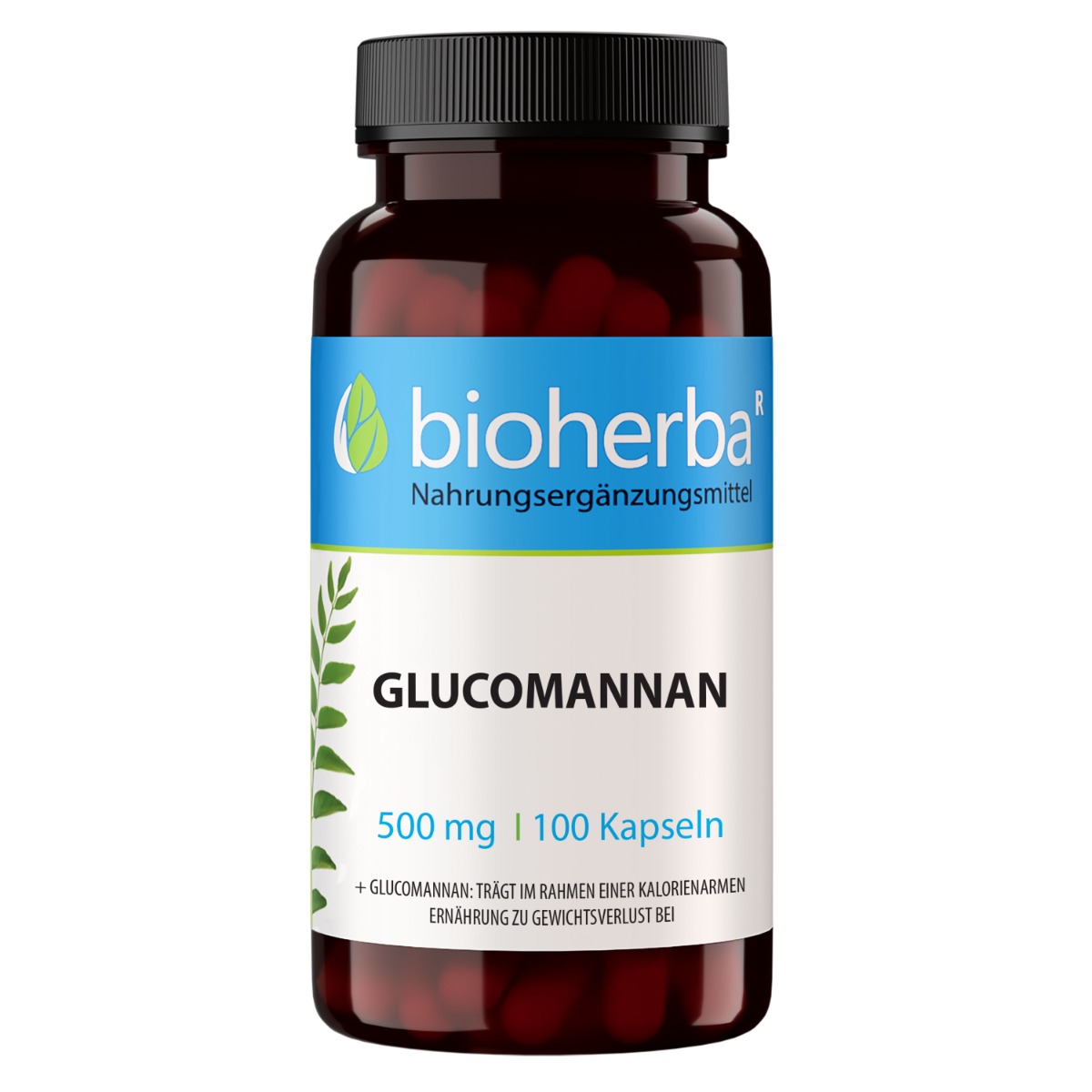 Bioherba Glucomannan 500 mg – 100 kapsúl – Bioherba