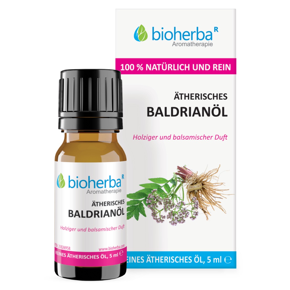 Bioherba Esenciálny olej valeriána – 5 ml – Bioherba