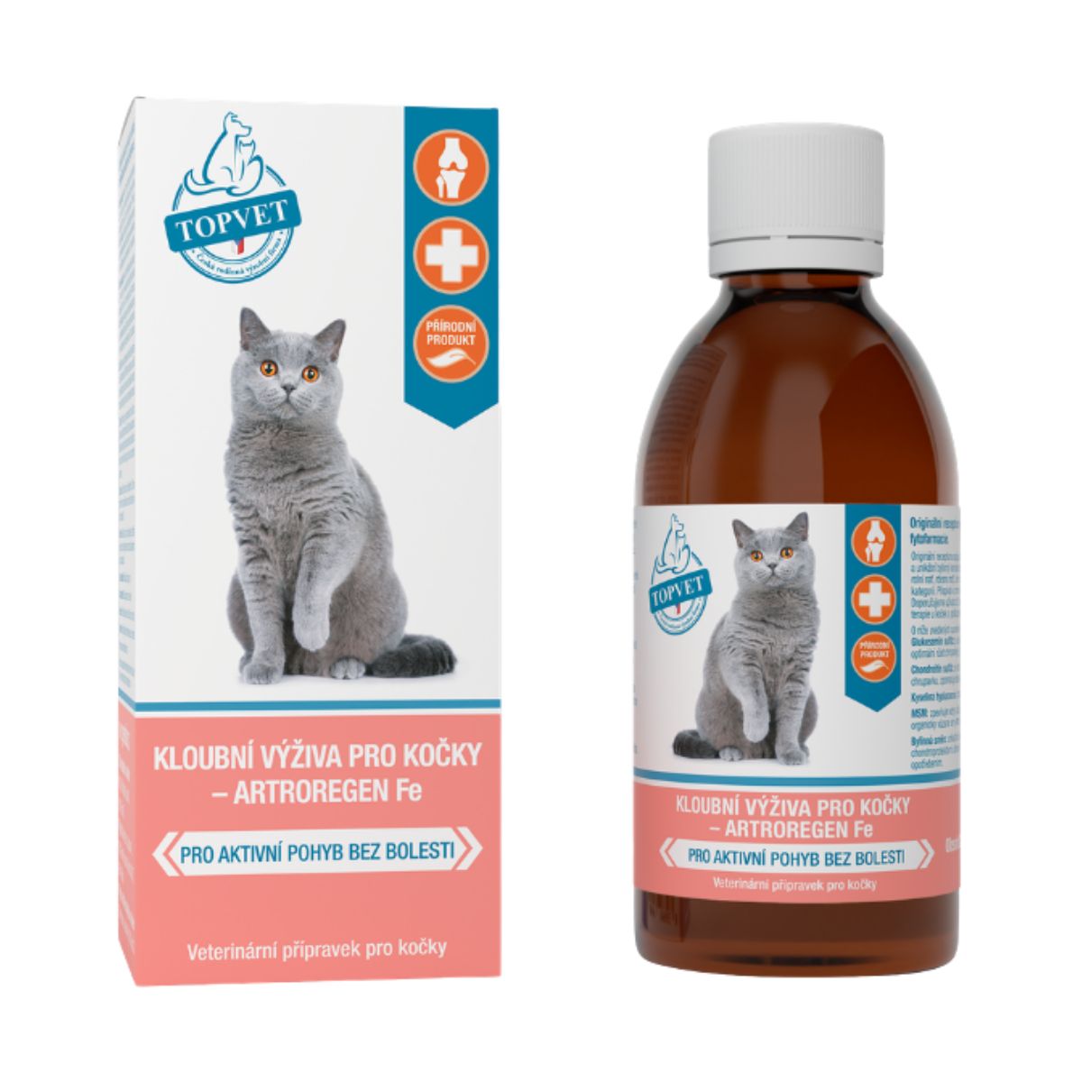 Green idea Topvet Kĺbová výživa pre mačky - Artroregen Fe 200 ml - Green idea