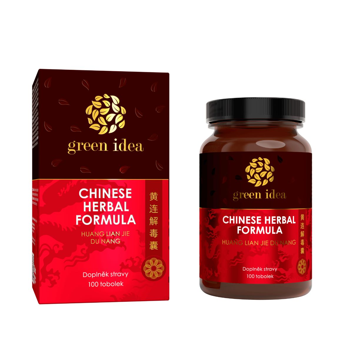 Green idea TCM Huang Lian Jie Du Nang - kapsuly 100 ks - Green idea