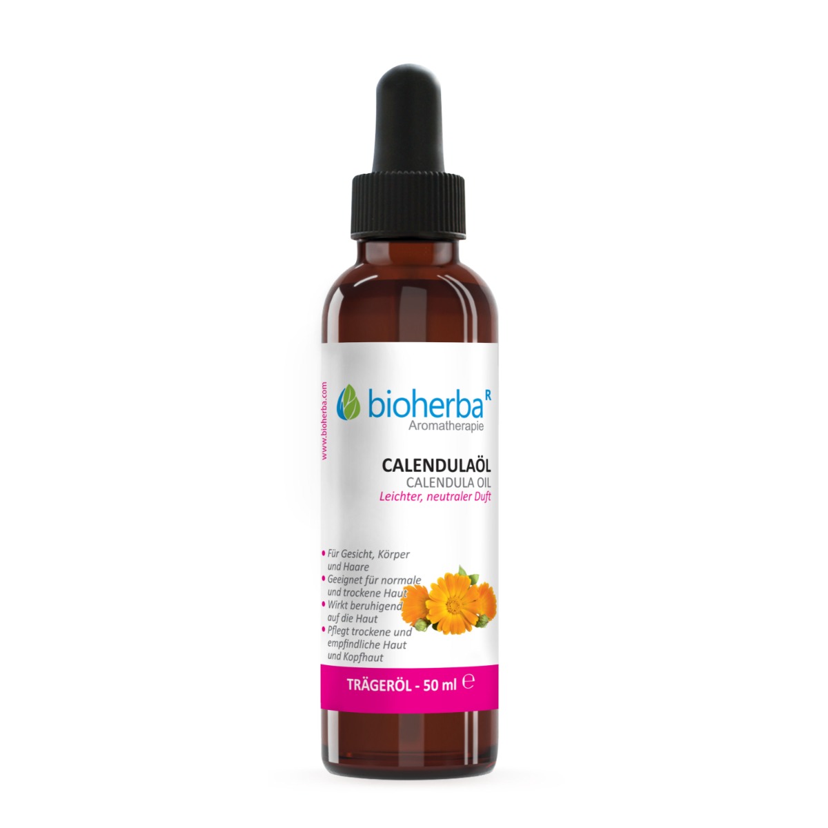 Bioherba Nechtíkový olej - čistý nosný olej - 50 ml - Bioherba