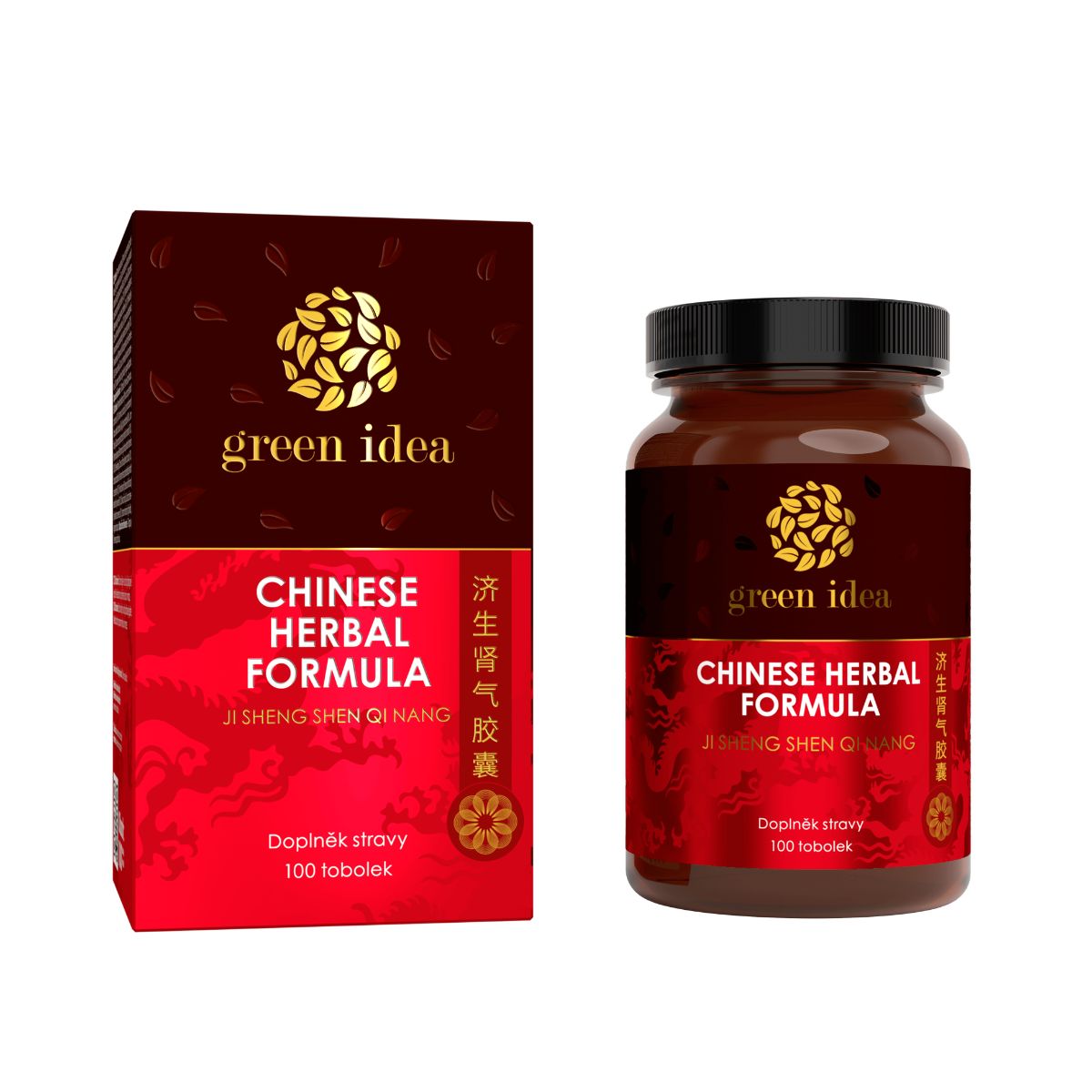 Green idea TCM Ji Sheng Shen Qi Nang - kapsuly 100 ks - Green idea