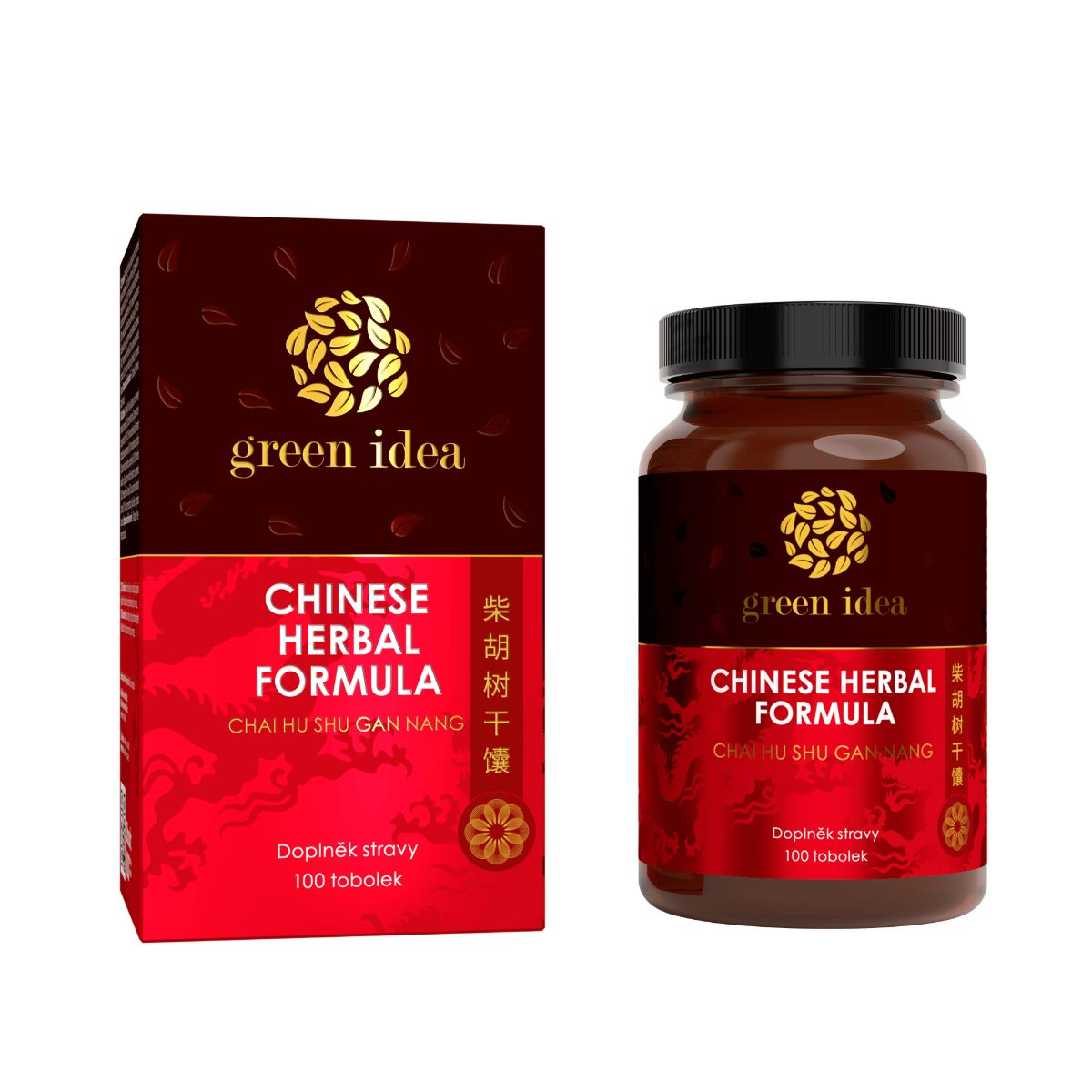Green idea TCM Chai Hu Shu Gan Nang - kapsuly 100 ks - Green idea