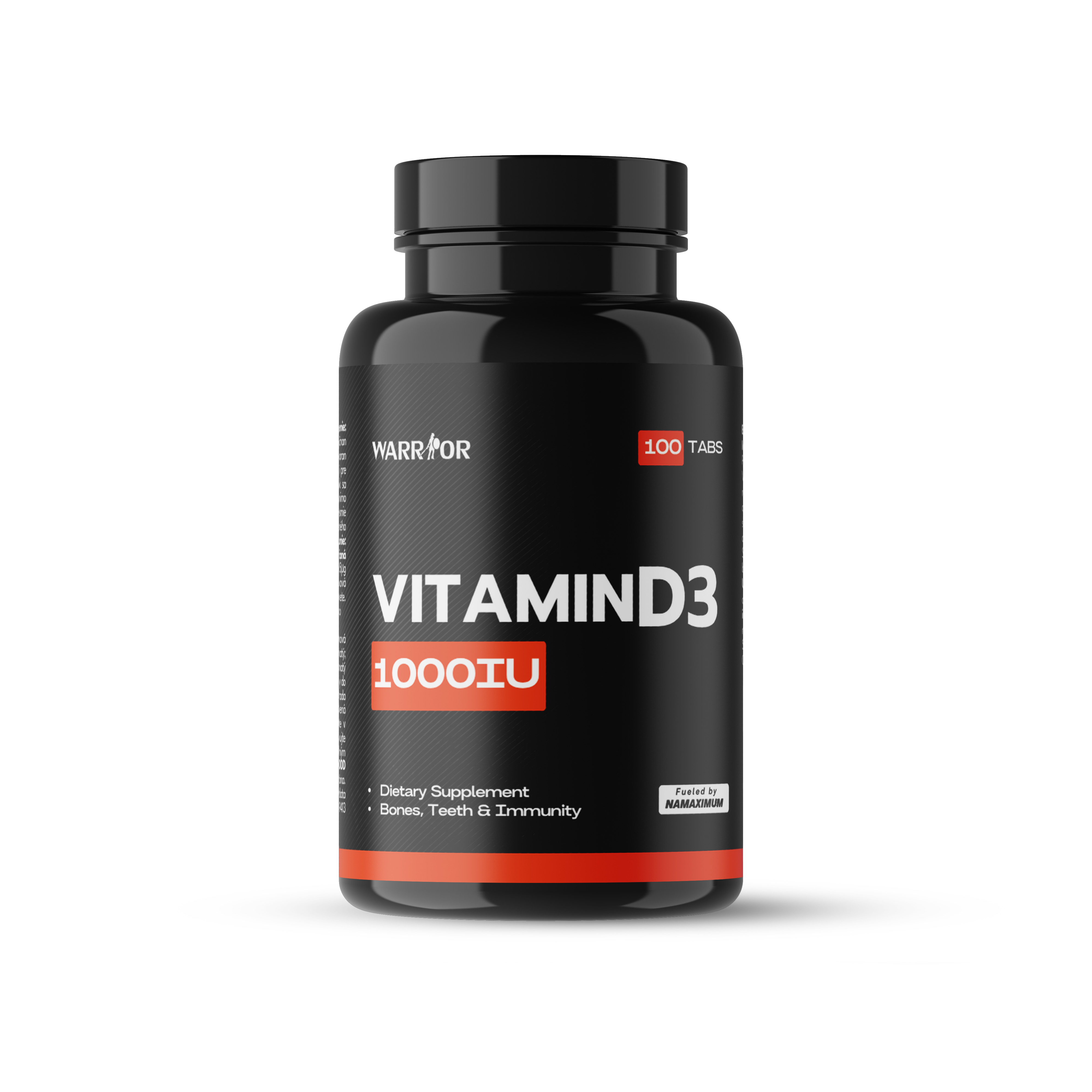 Warrior Vitamin D3 1000IU 365 tabs