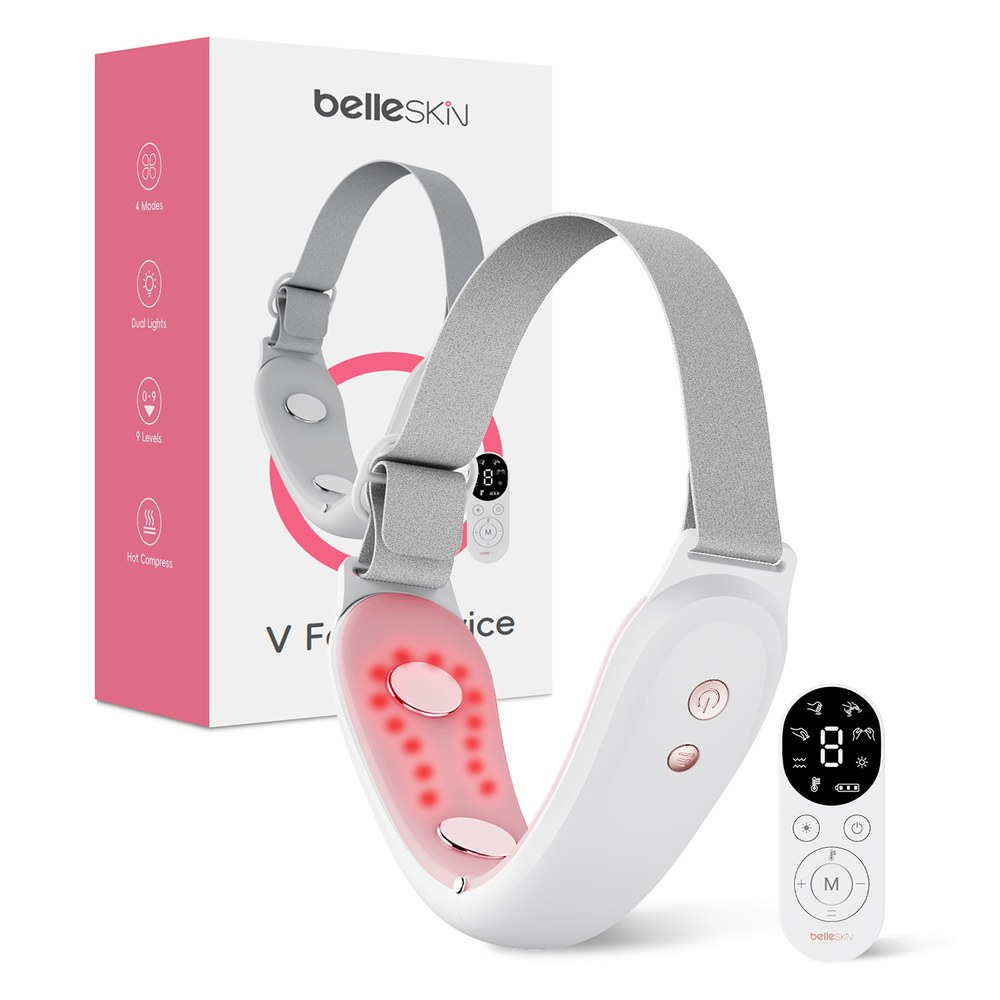 Belleskin Belleskin M-170 LED masážny prístroj na tvár a bradu, biely
