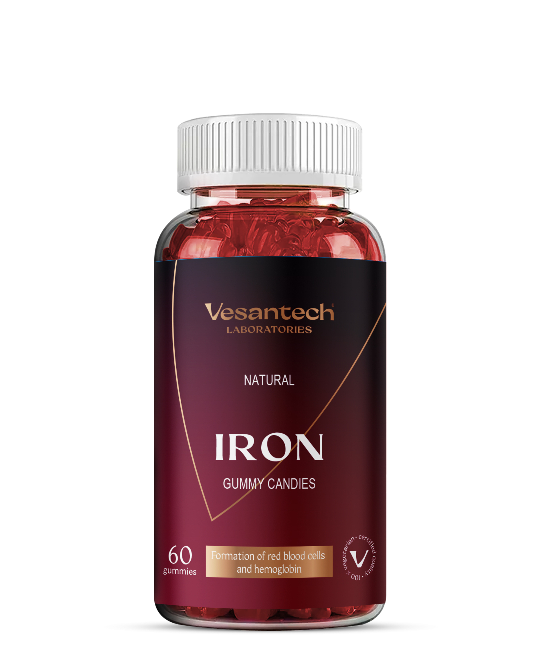 Zdravý svet Vesantech Iron Gummies 60ks