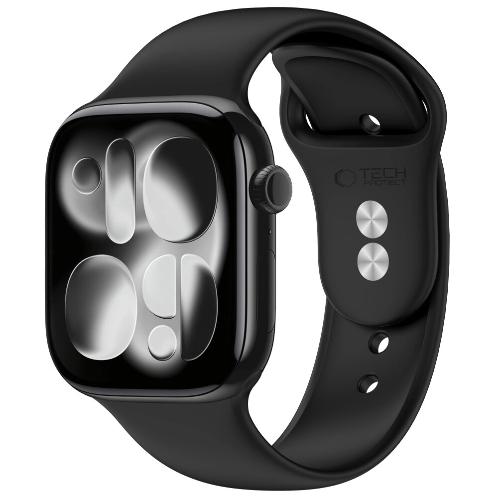Tech-Protect Tech-Protect Silicone remienok na Apple Watch (44 / 45 / 46 / 49mm), black