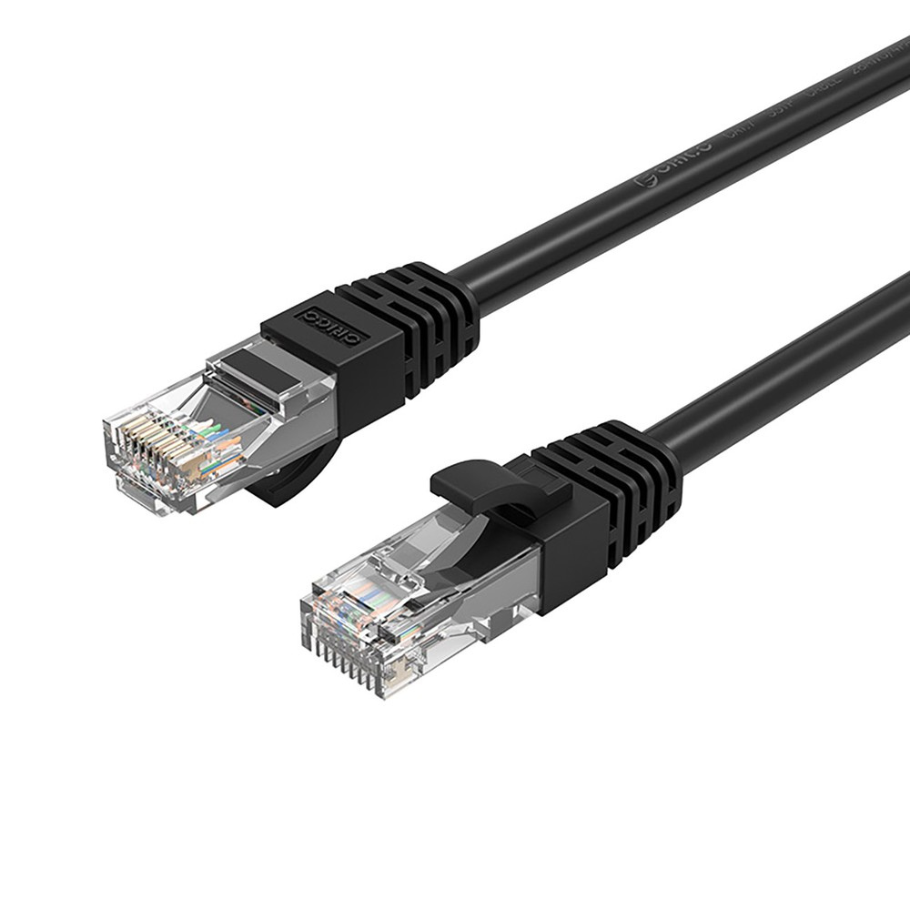 Orico Orico PUG-C6 sieťový kábel LAN CAT6 RJ45 5m, čierny