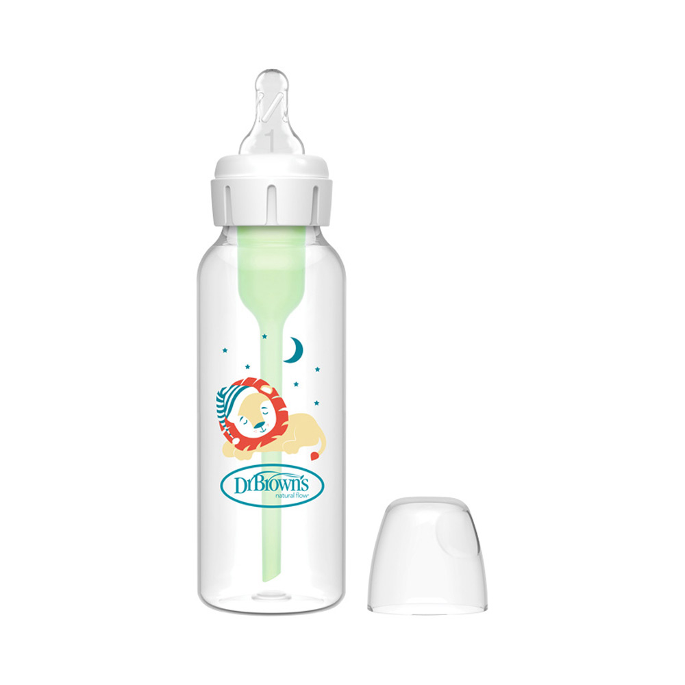 Dr.Brown´s Dr. Brown’s Dojčenská Antikoliková fľaša Options+ 250ml LION BPA FREE (SB81105)