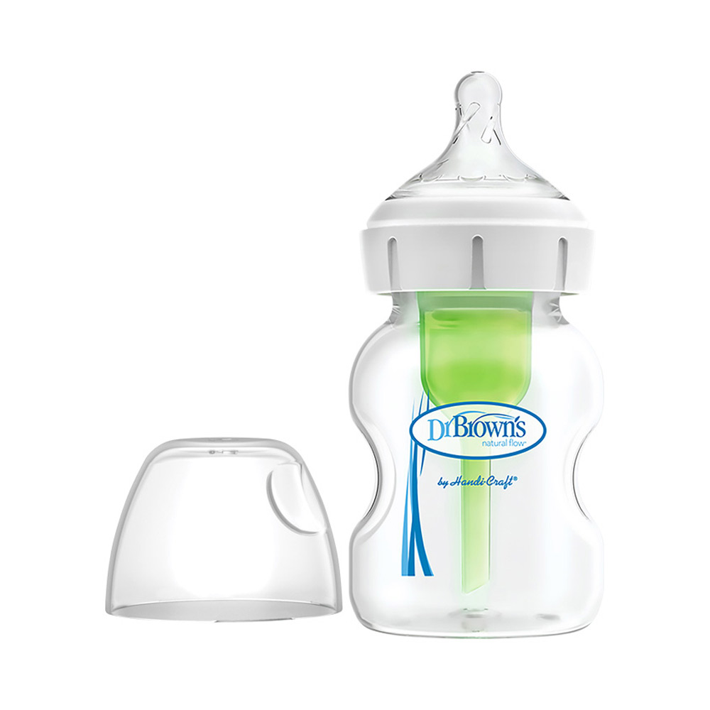 Dr. Brown’s Dojčenská Antikoliková fľaša Options+ Wide-Neck 150ml (WB51600)