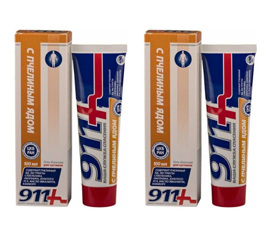 Twinstec 911+ Apitoxin masážny gél na kĺby s včelím jedom 100 ml (2 ks)