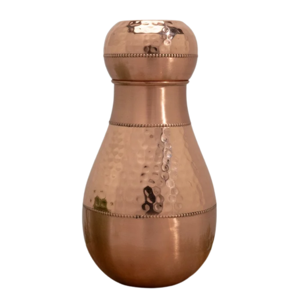 Ecozone Karafa z čistej medi so zaoblenou zátkou, objem cca 950 ml