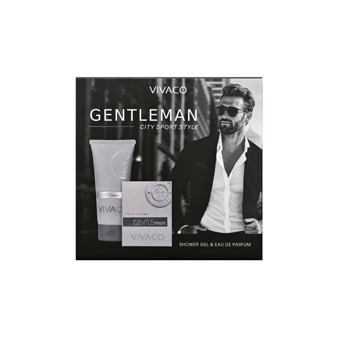 VIVACO VIVACO MAN2206 darčeková kazeta pánskej kozmetiky GENTLEMAN SILVER