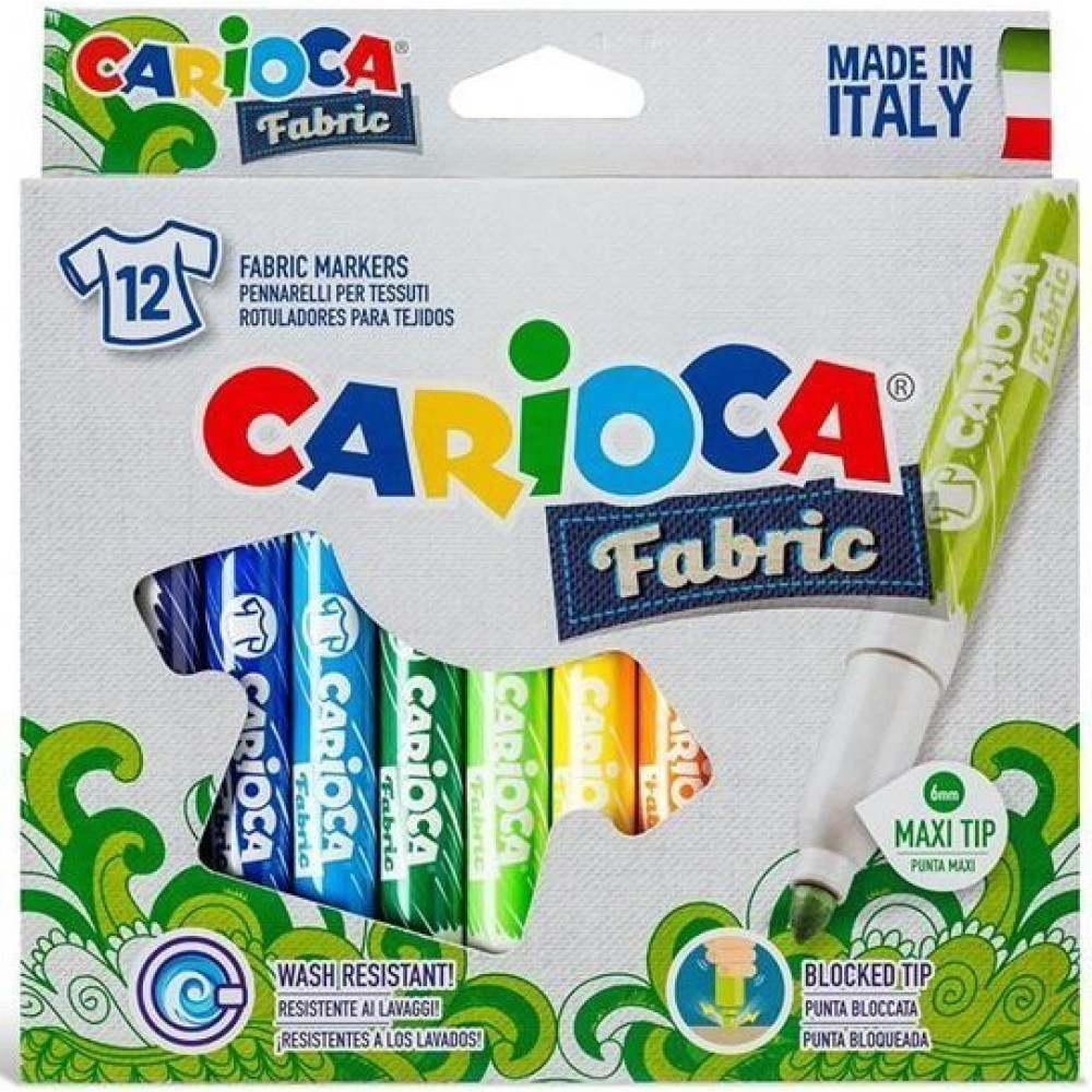 CARIOCA Fixky Carioca na textil 12ks-CARIOCA