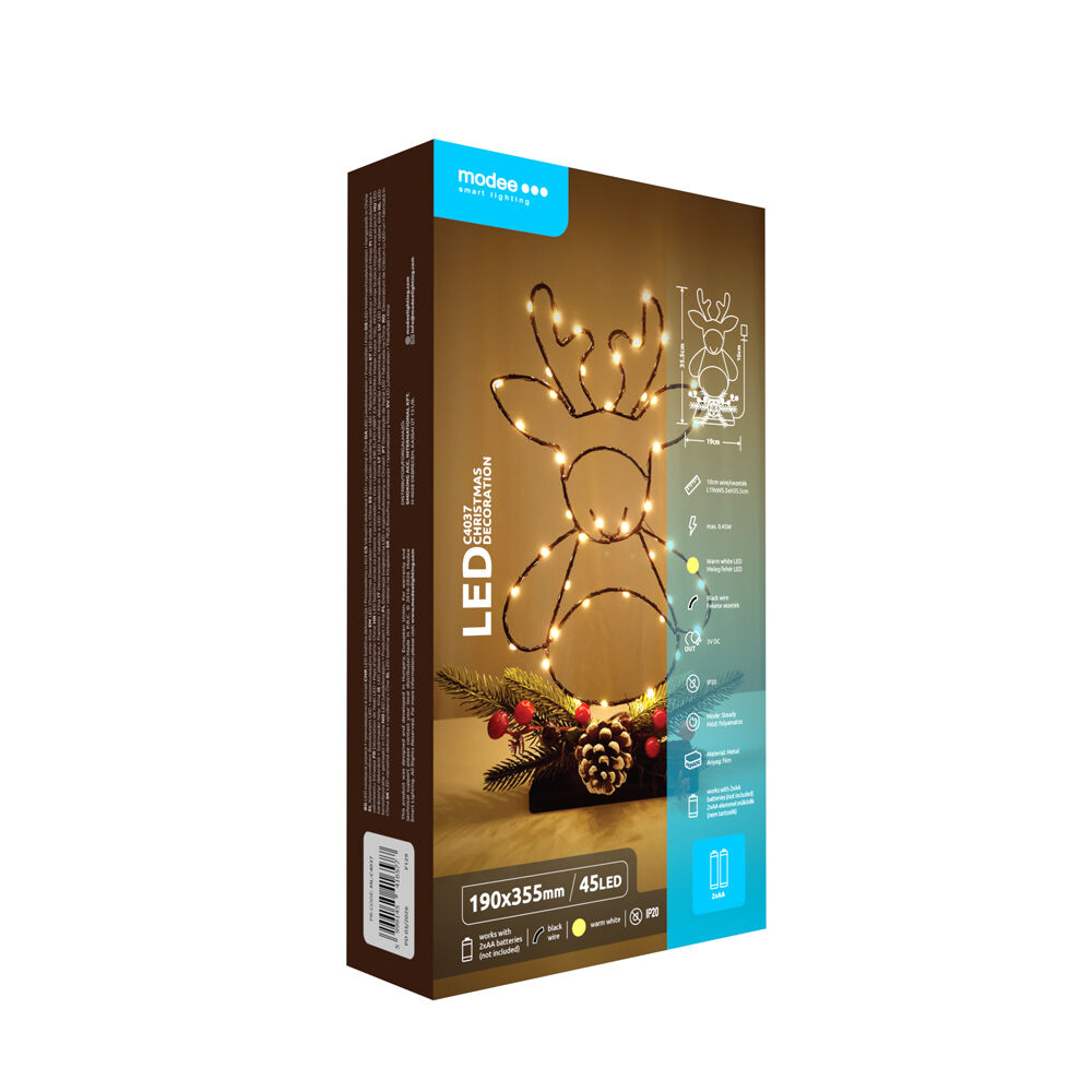 Modee Modee Lighting LED dekorácia C4037 sob 2xAA batérie