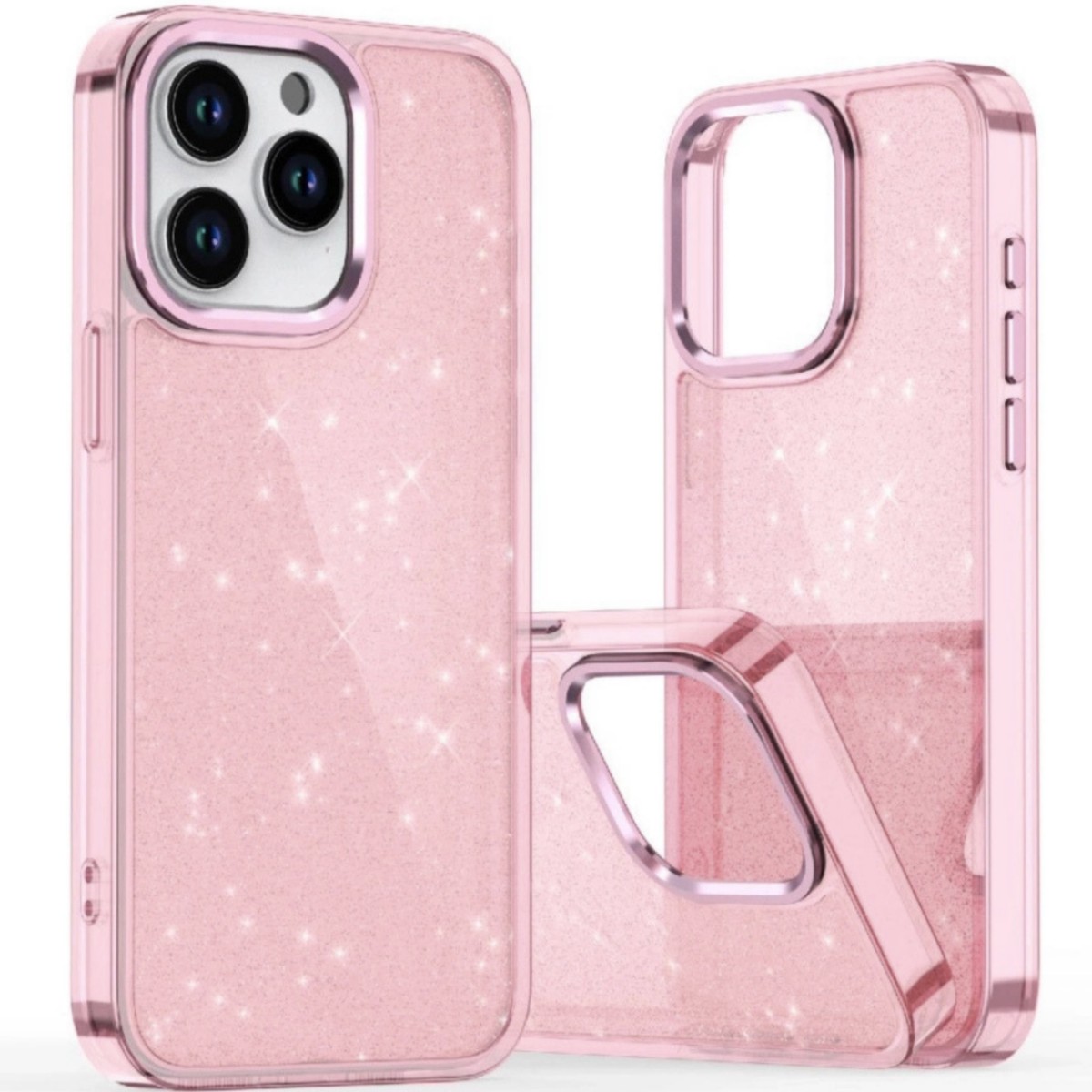 OEM Puzdro Glitter Case pre Apple iPhone 16e/iPhone 17e - Ružová