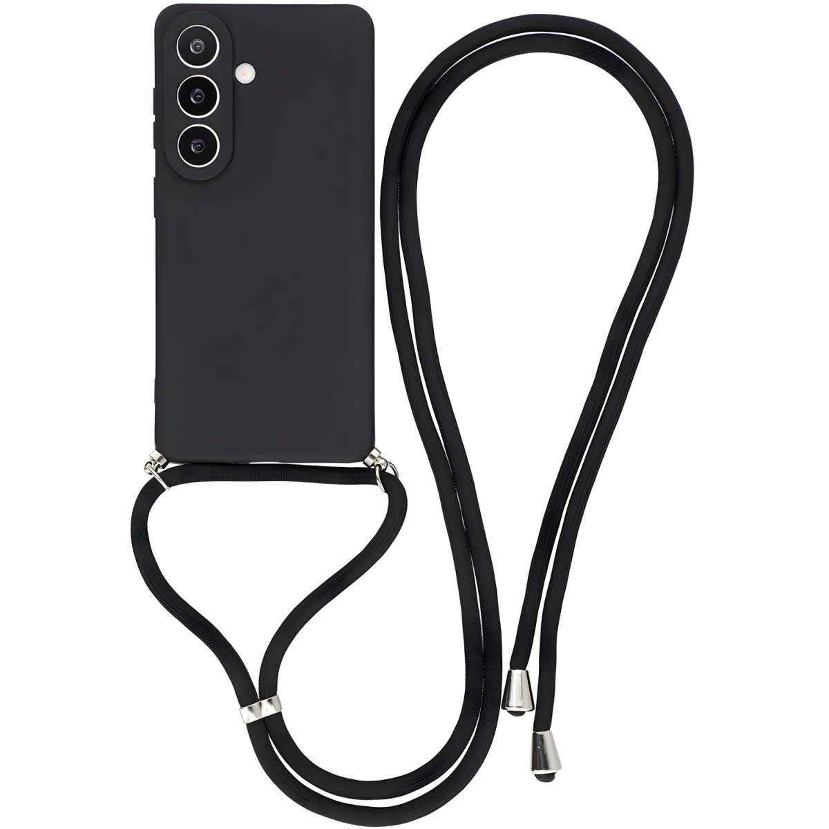 OEM Puzdro s crossbody popruhom pre Samsung Galaxy A37 5G - Čierna