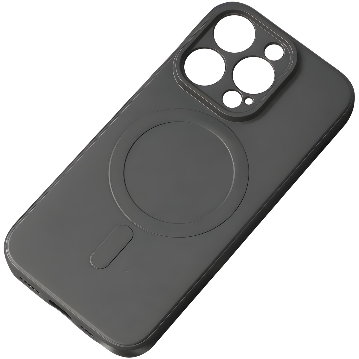 OEM Silicone MagSafe obal na Samsung Galaxy A17 - Čierna