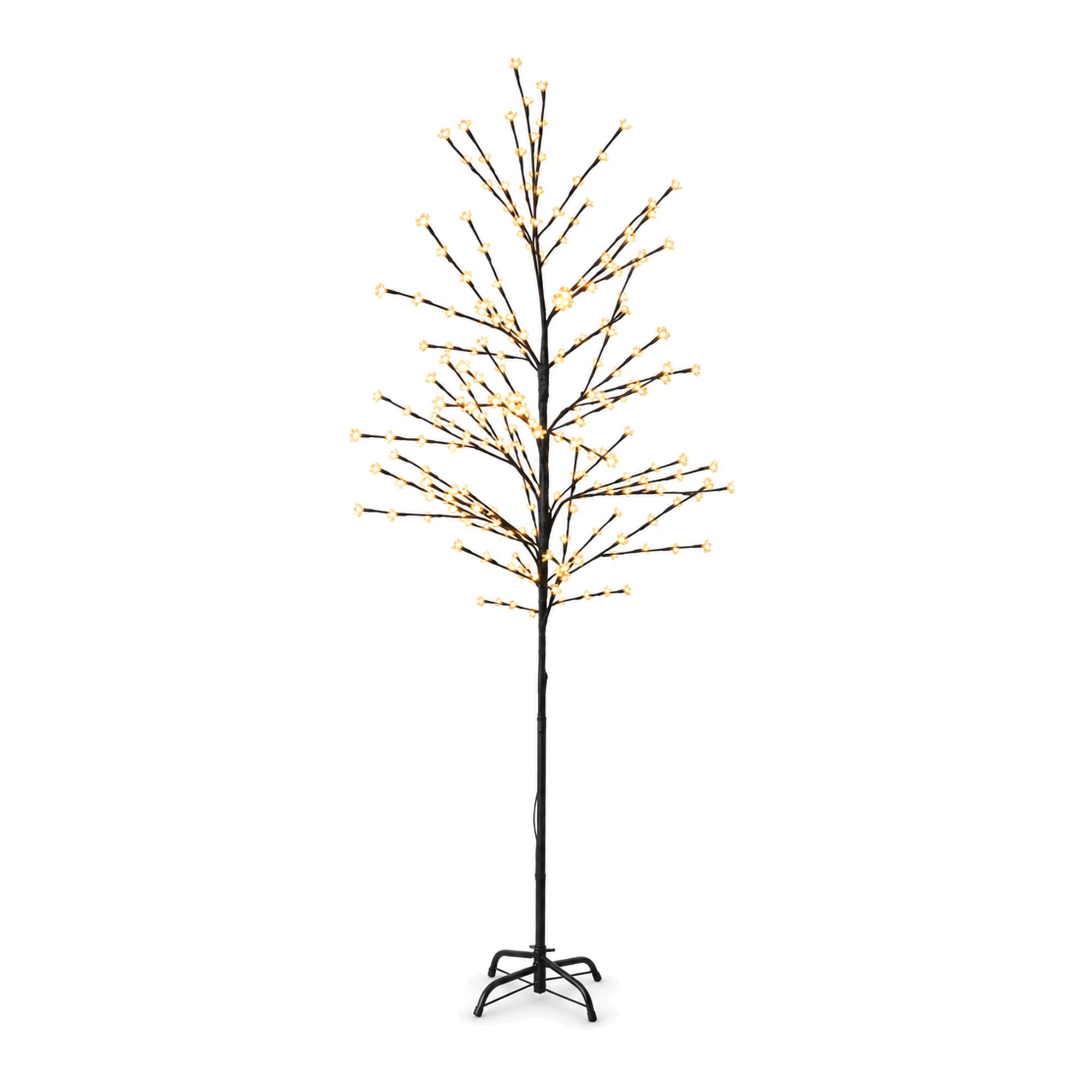 MagicHome Strom MagicHome Cherry Tree,192 LED teplá biela, jednoduché svietenie, 230 V, 50 Hz, IP44, exteriér, L-1,80 m