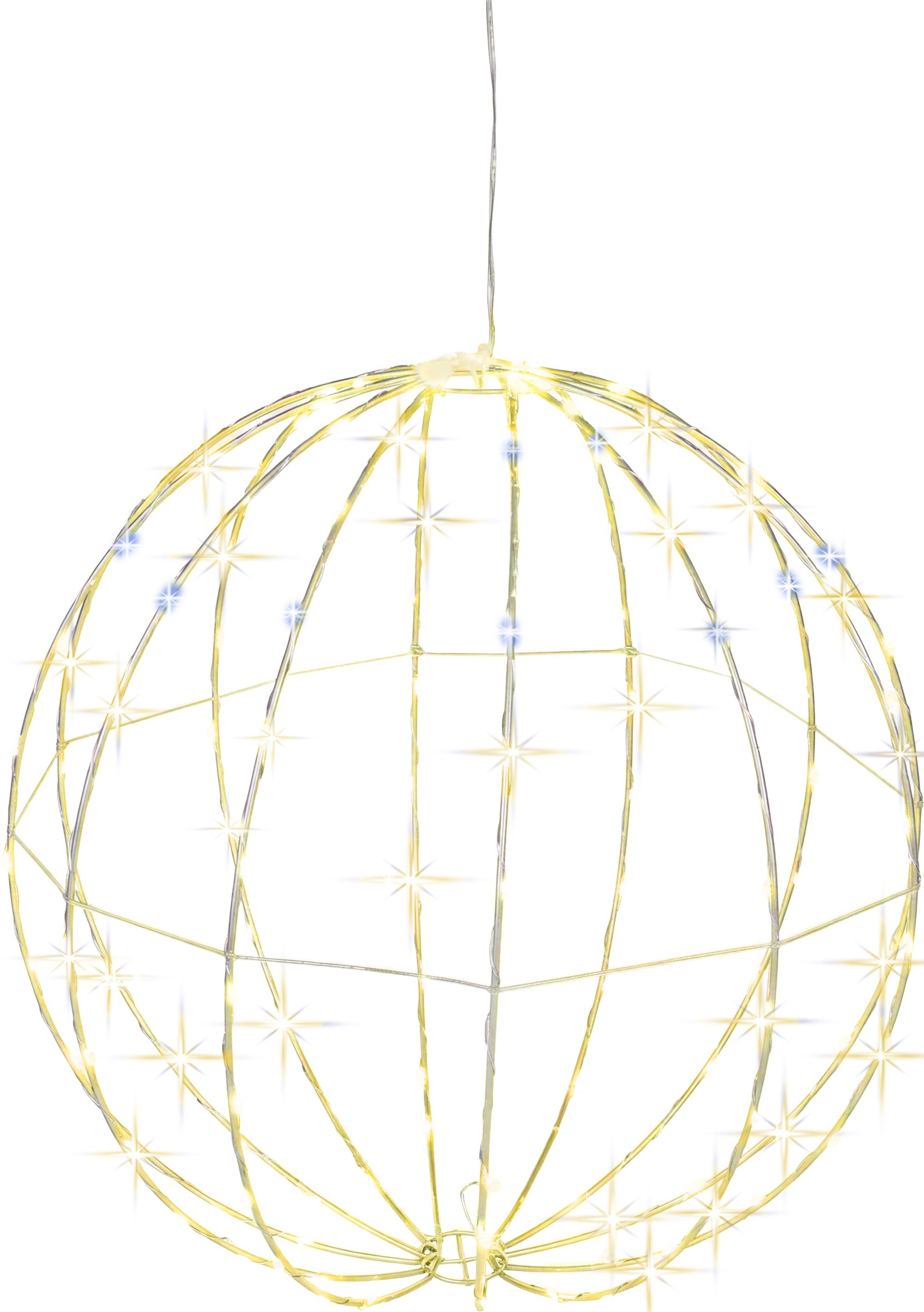 MagicHome Dekorácia MagicHome Vianoce, guľa, 144xLED, teplá biela, 40 cm