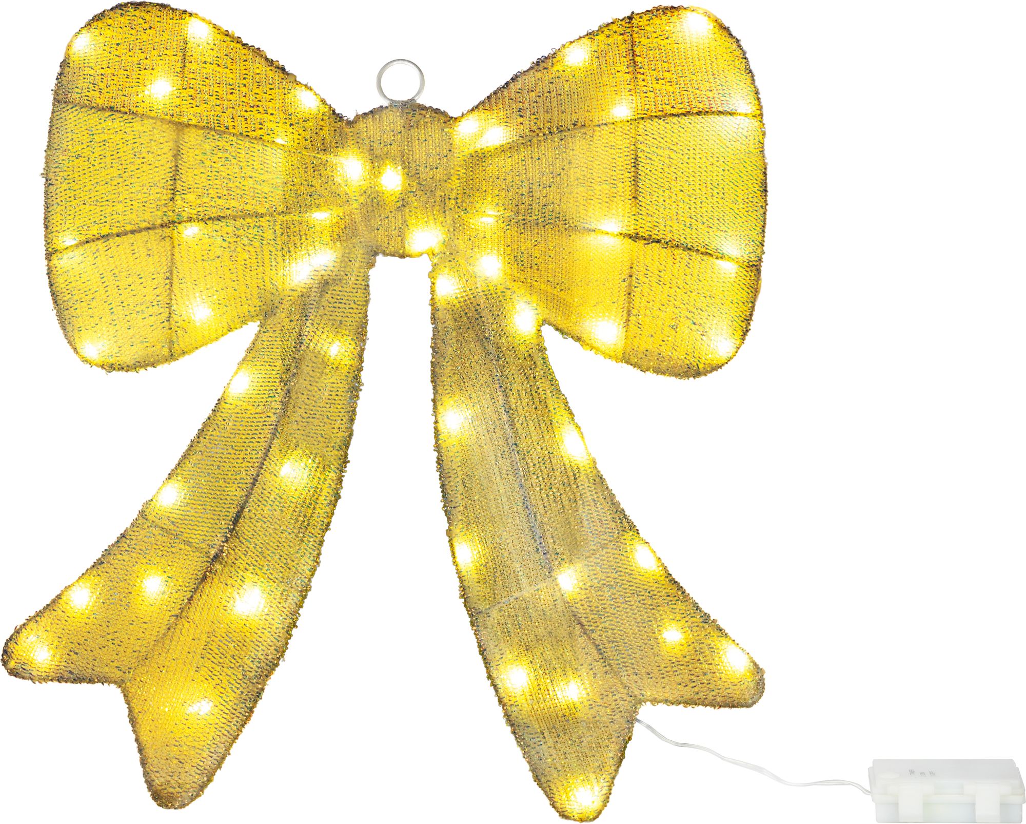 MagicHome Dekorácia MagicHome Vianoce, Mašľa, 50xLED teplá biela, IP44, 45x4x45 cm