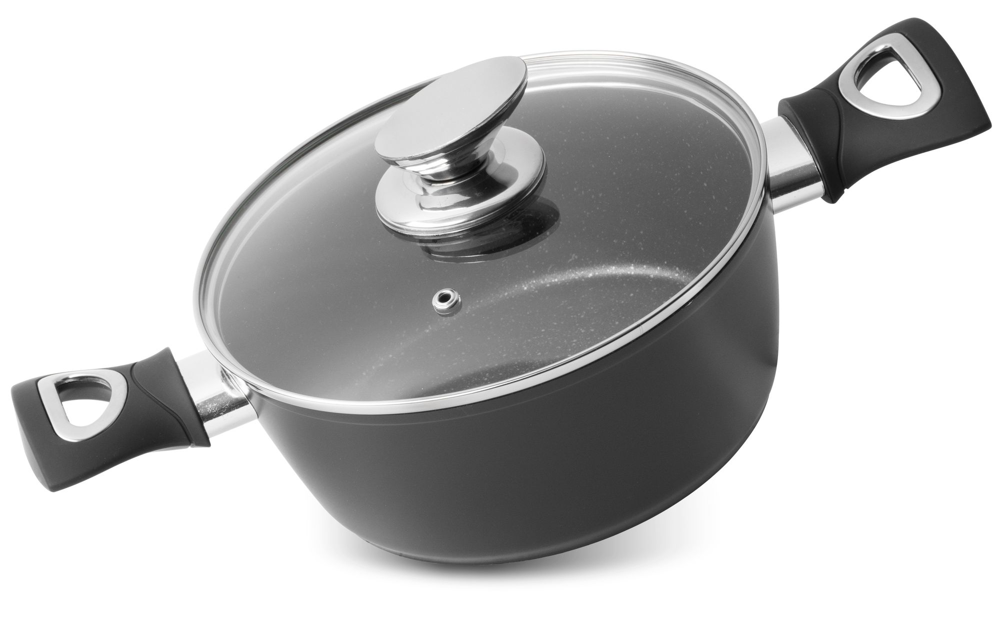 Hrniec Black Line s pokrievkou, 20 cm, 2,1 l
