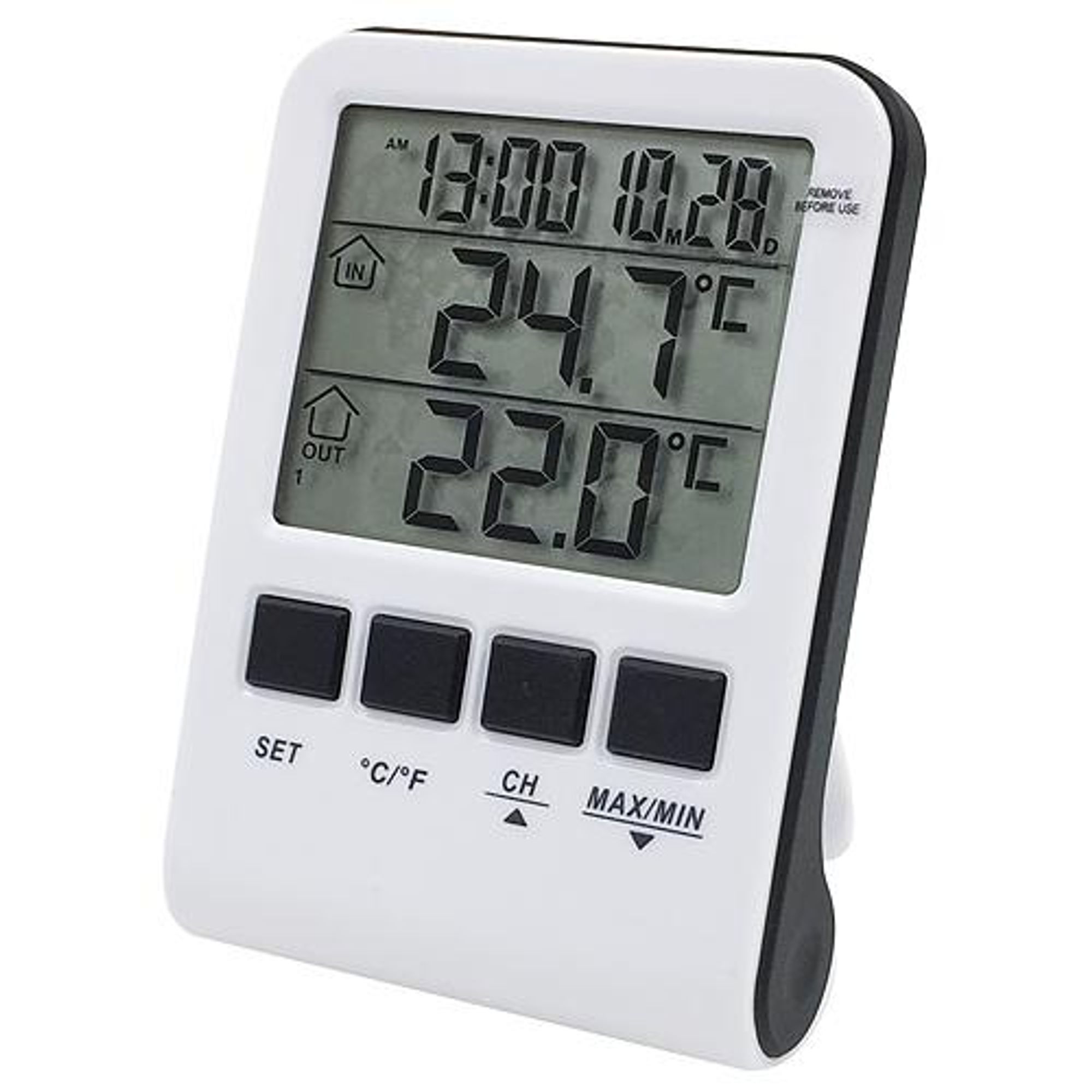 Strend Pro Meteostanica TMW15 mini, digitálna, bezdrôtová s vonkajším senzorom, 100x70x20 mm