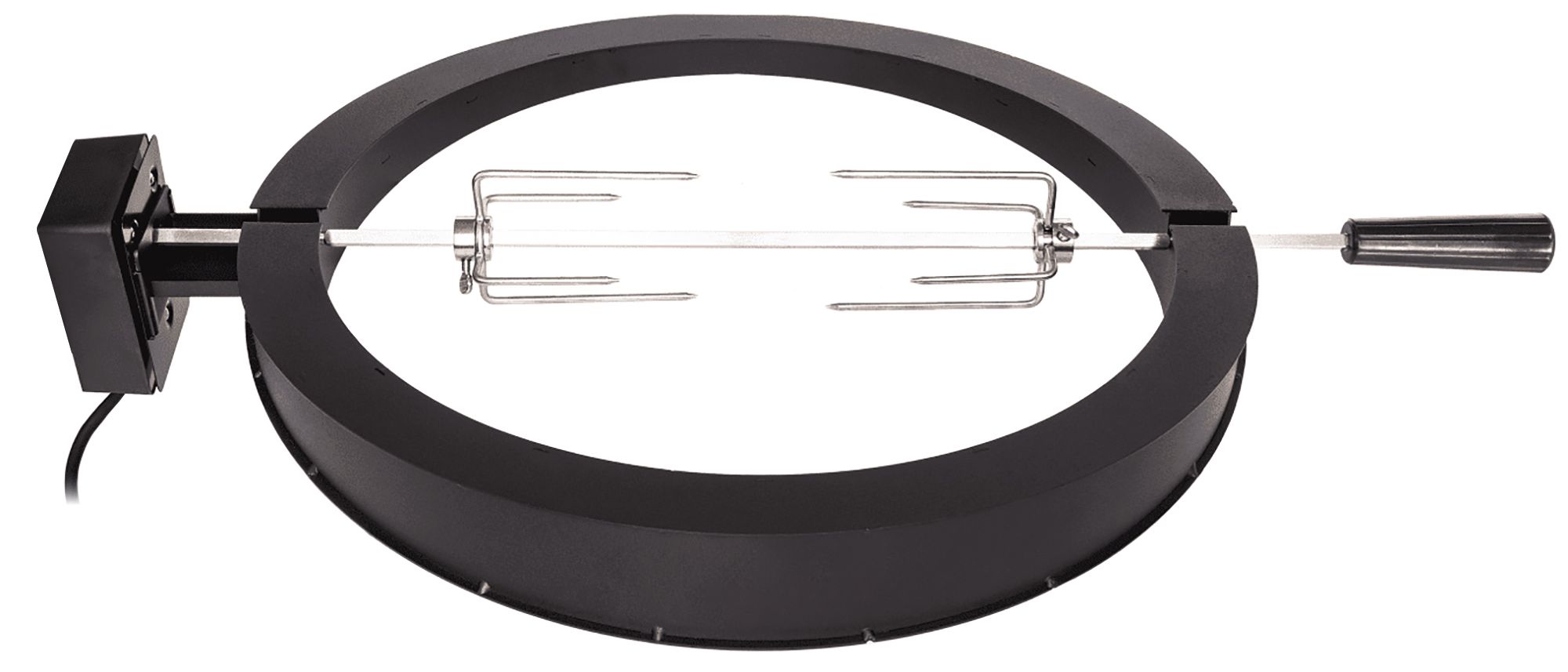 Strend Pro Ihla pre gril Kamado Egg 21", grilovacia, elektrická, ražeň na opekanie, špíz, 230V, 3xAA, 87x54,5x7 cm