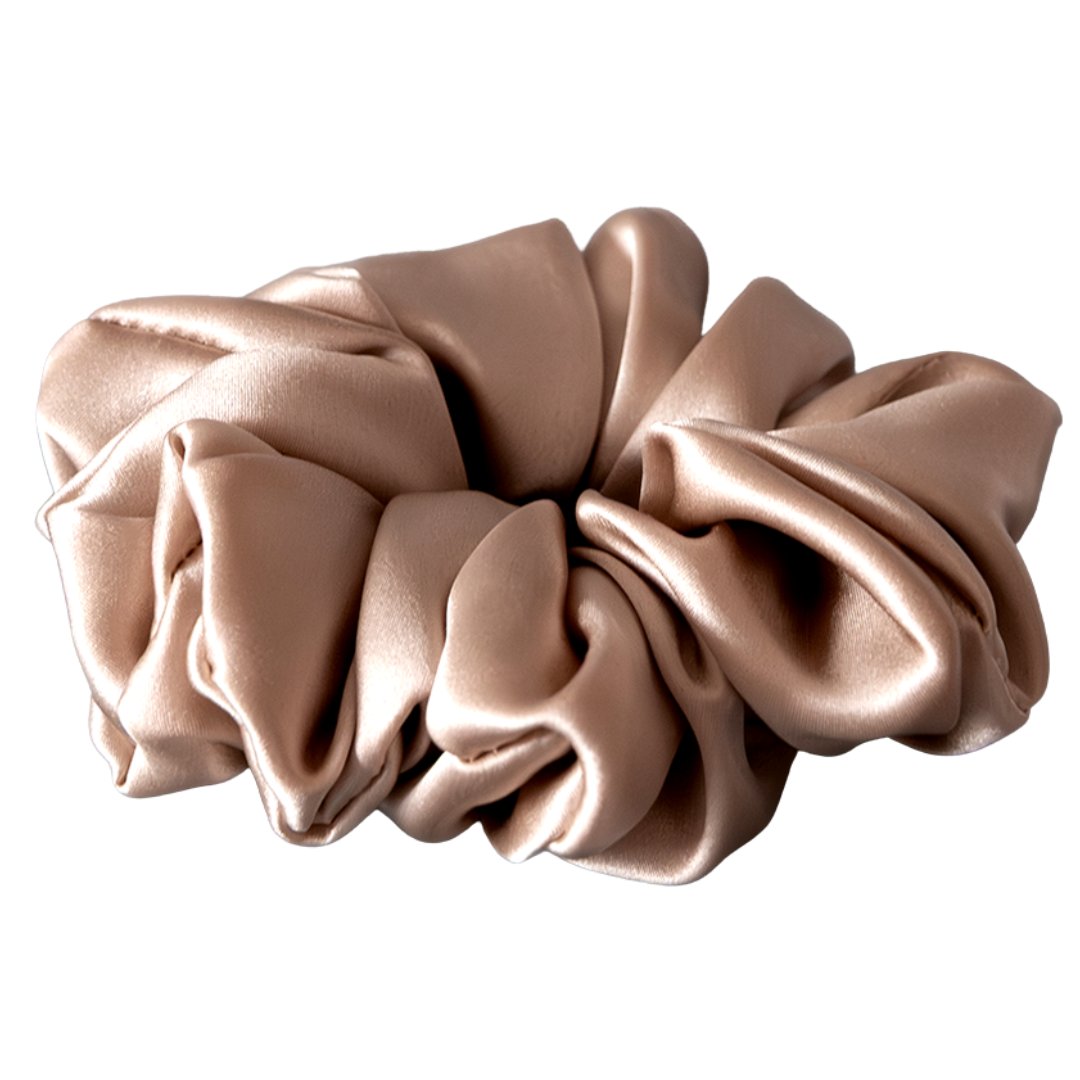 HEDDA Hodvábna gumička Mallys rosegold maxi