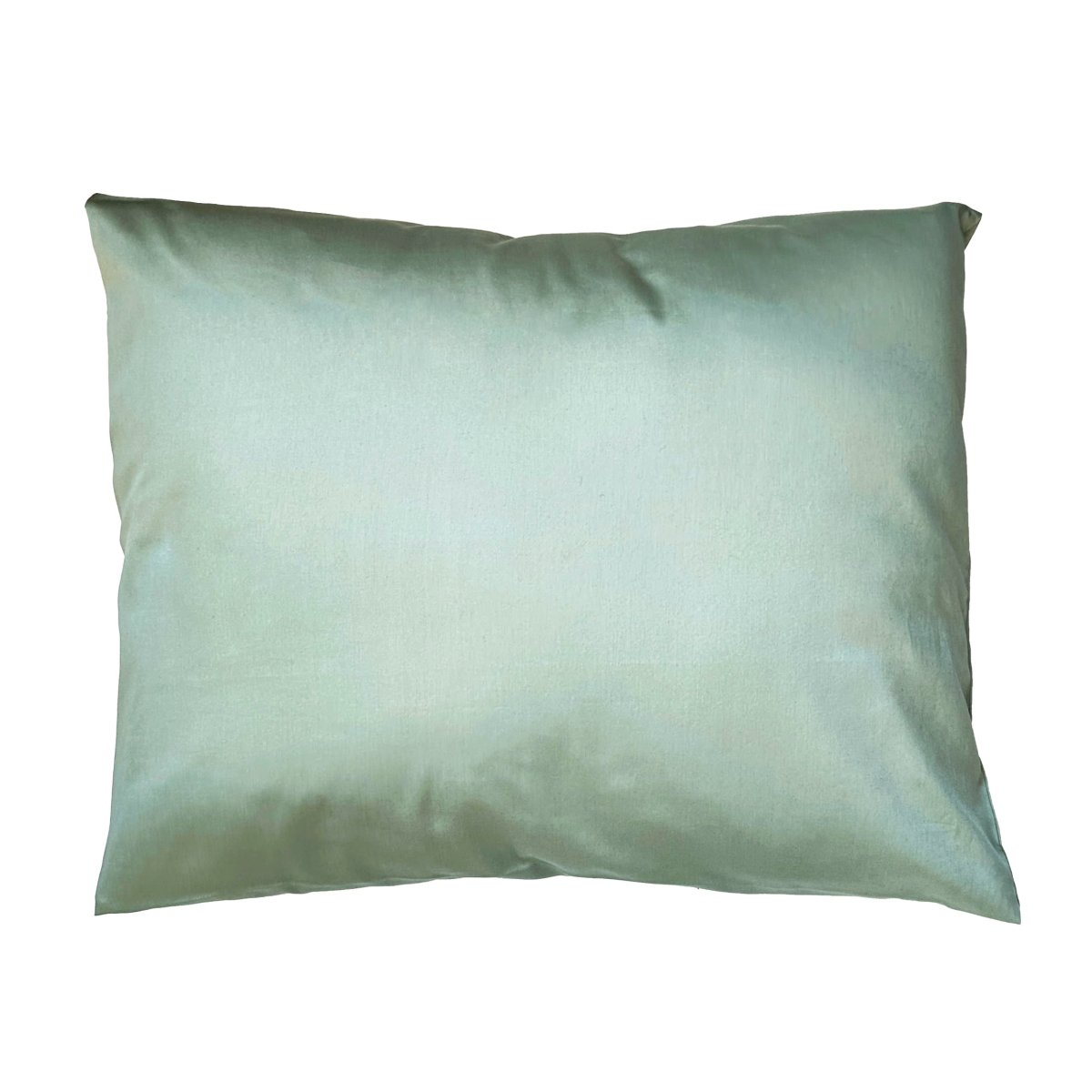 Obliečky bavlnený satén Laila sage, rozmer: obliečka na vankúš 50 x 65 cm