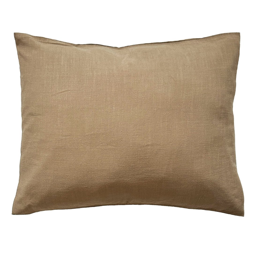 HEDDA Ľanové obliečky Naira mustard, rozmer: obliečka na vankúš 70 x 90 cm