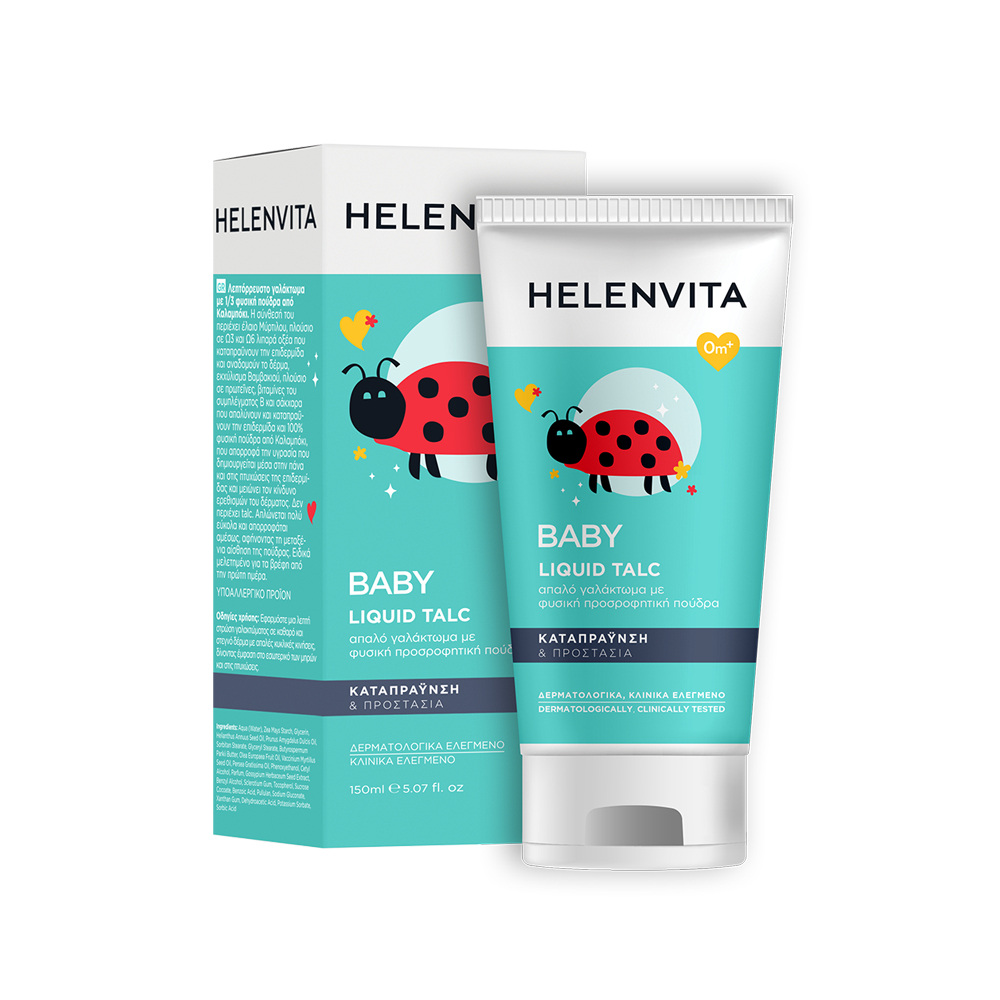 HELENVITA Helenvita Tekutý detský púder 150 ml, do oblasti plienok