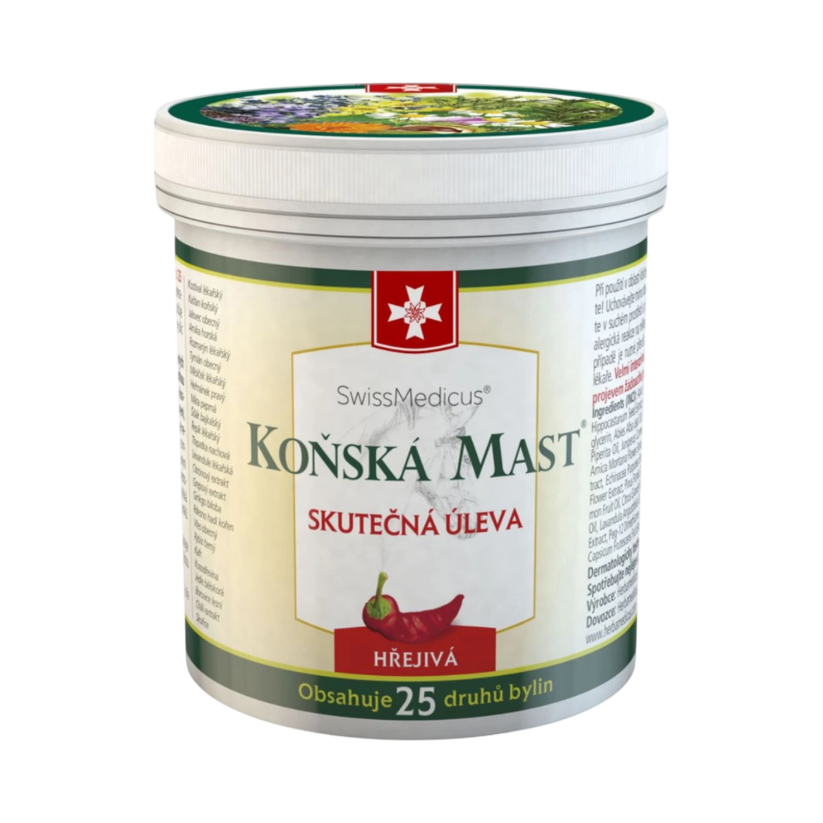 SwissMedicus Konská masť hrejivá 250 ml – SwissMedicus