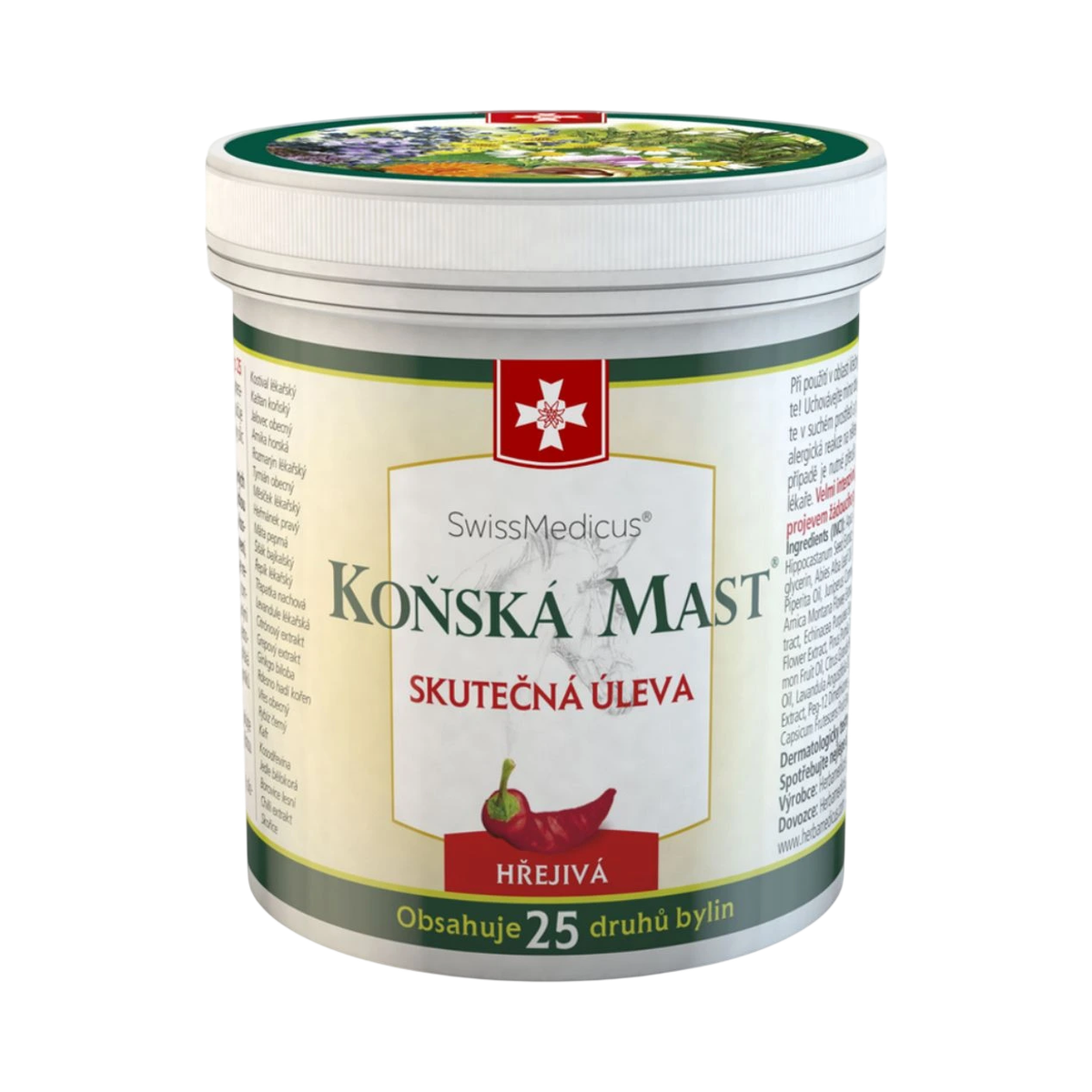 SwissMedicus Konská masť hrejivá 500 ml – SwissMedicus