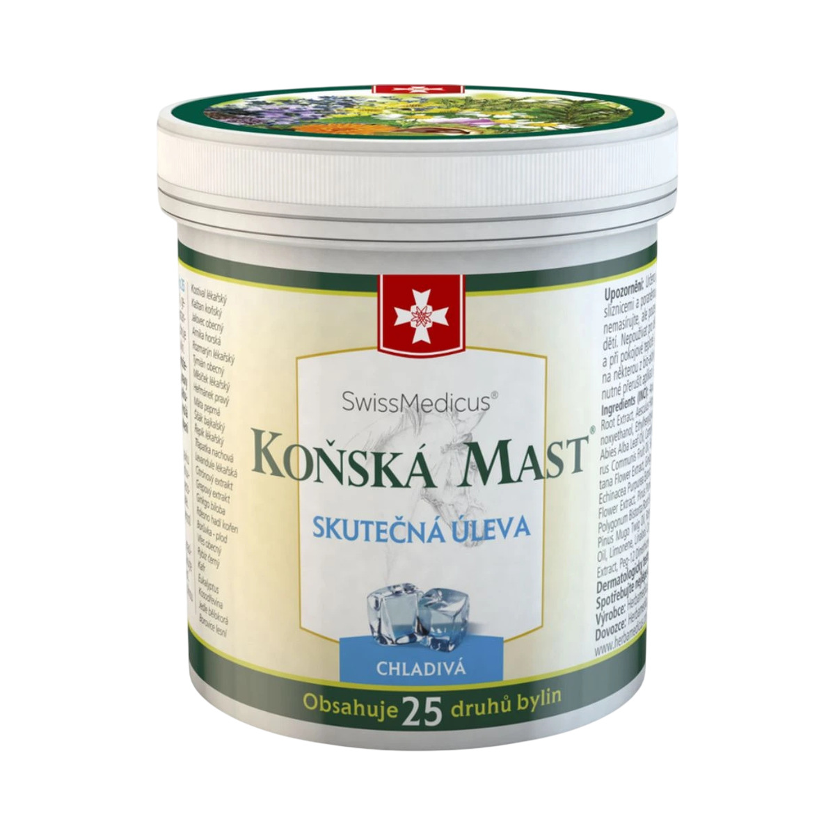 SwissMedicus Konská masť chladivá 500 ml – SwissMedicus